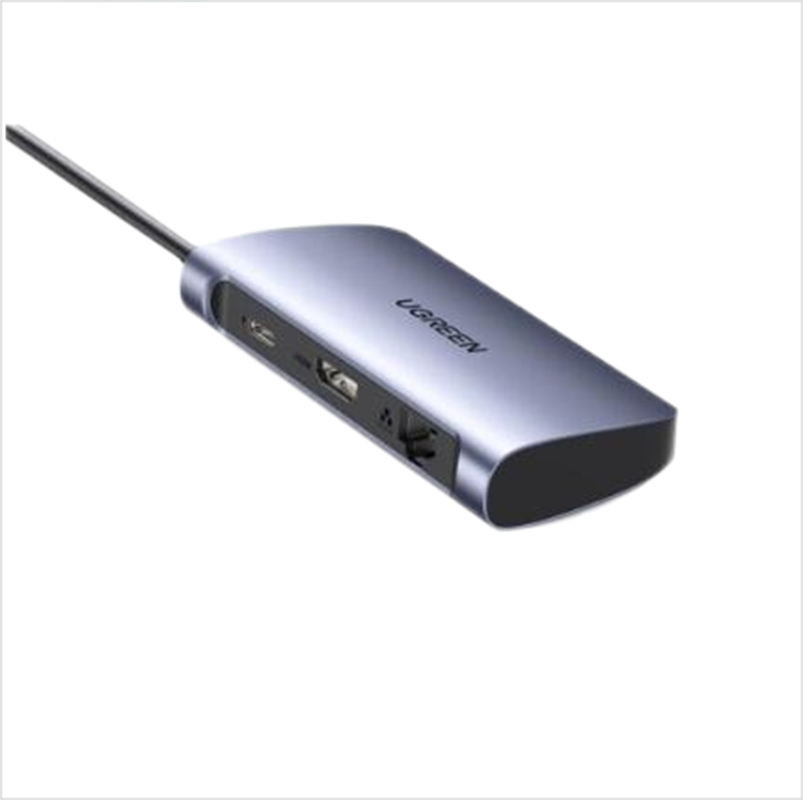 绿联 50771 Type-C扩展坞 6合1 HDMI/千兆网卡USB3.0 连接器(单位：个)仅供四川