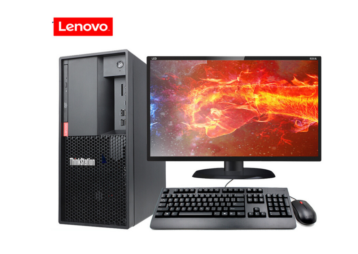 联想 Lenovo ThinkStation P330 工作站 I7-8700K 16G DDR4 256GSSD+2TSATA 显卡GTX1060 6G 23.8液晶显示器（计价单位:套）