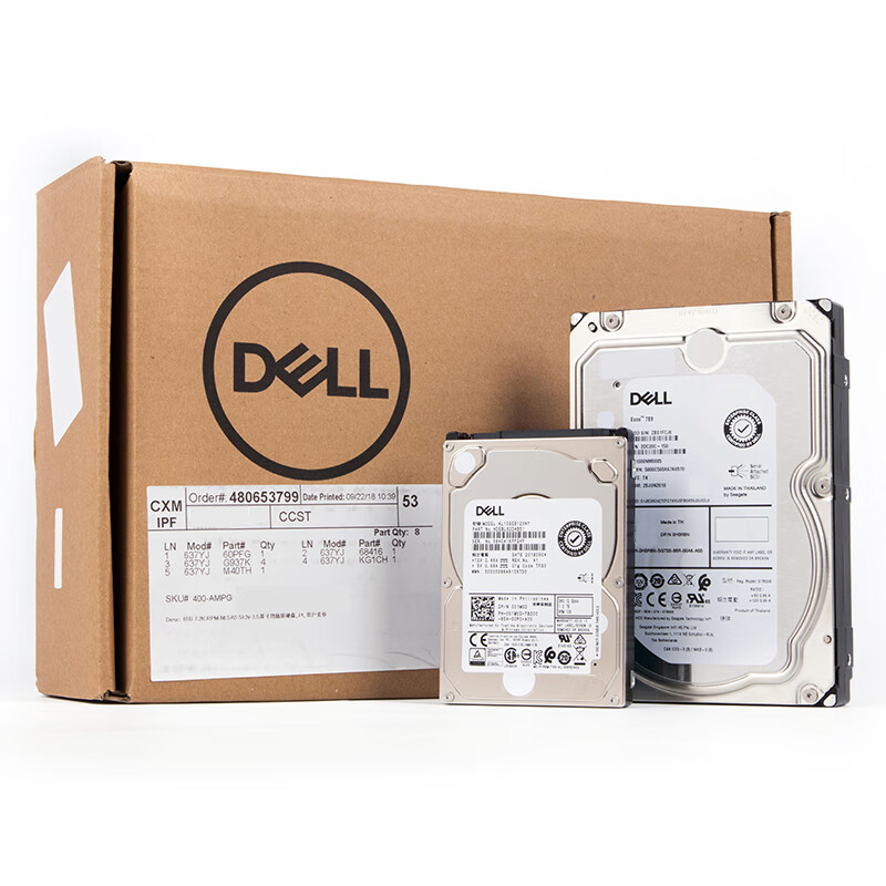 戴尔（DELL）服务器工作站企业级NAS数据存储阵列硬盘 4T 7.2K SAS 3.5英寸（个）