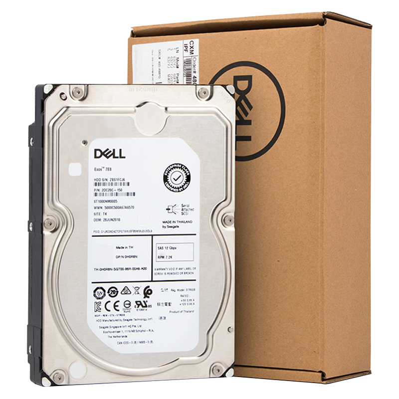 戴尔（DELL）服务器工作站企业级NAS数据存储阵列硬盘 16T 7.2K SAS 3.5英寸(个)