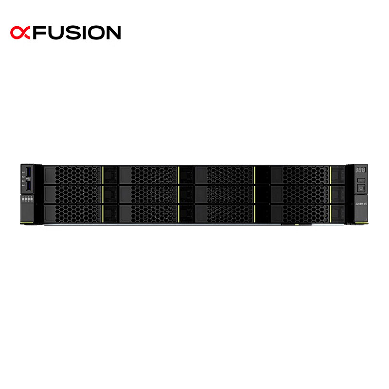 超聚变12盘位2U机架式服务器 FusionServer 2288H V5（2*金牌6226R/32核2.9GHz/256G内存/8*2.4T 10K SAS硬盘/RAID5/双电）（台）改配