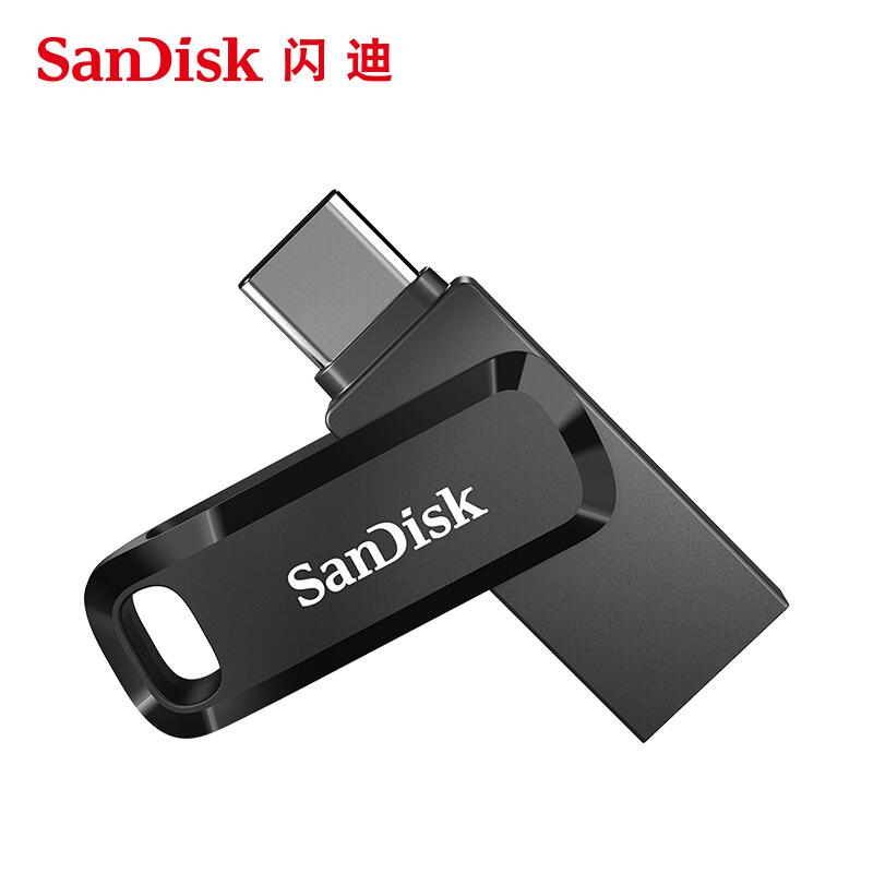 闪迪 SDDDC3-064G 手机U盘64G USB3.1接口 Type-C接口(个)