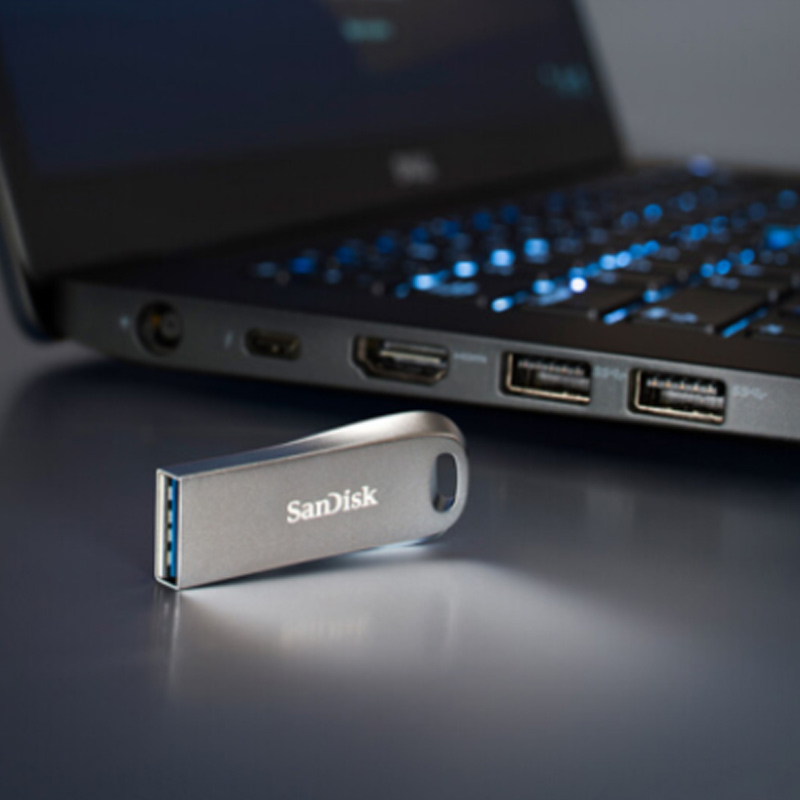 闪迪（SanDisk）商务办公优选U盘  内含安全加密软件 USB3.1  CZ74酷奂-150MB/s 128G 银色 (单位：个)