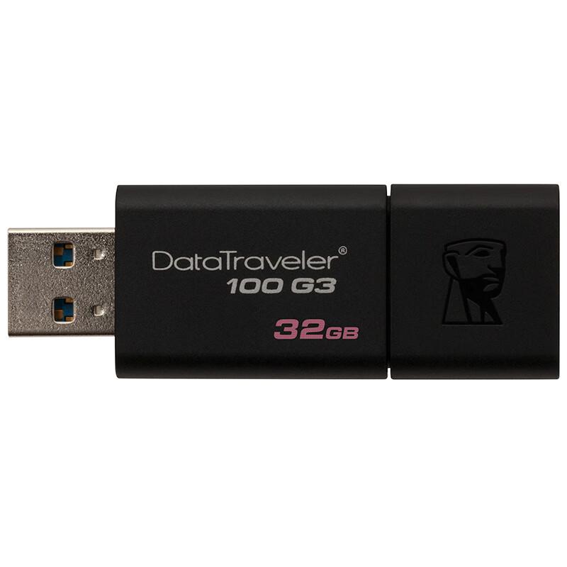 金士顿(Kingston) DT100G3 32GB USB3.0 U盘/优盘 (计价单位：个) 黑色