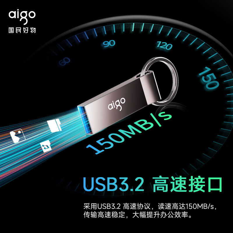爱国者（aigo）U310 Pro 256GB USB3.2 高速读写U盘(单位：个)