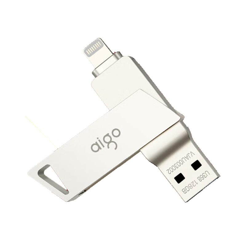 爱国者U368手机U盘银色64G/USB3.0/Lightning接口(个)