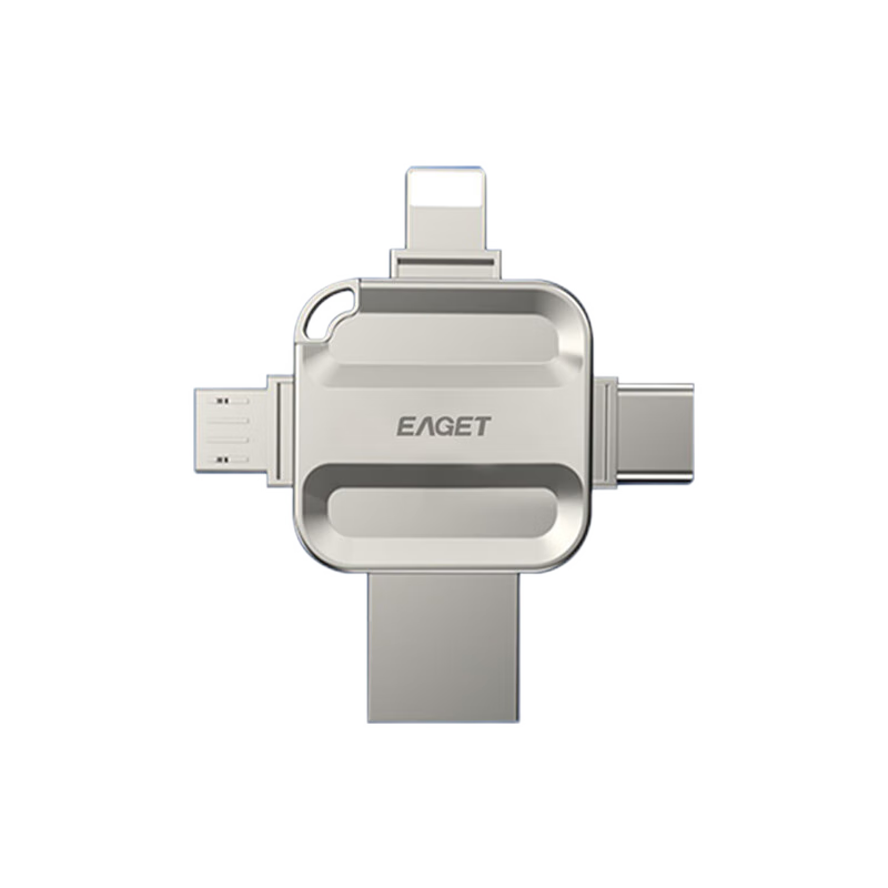 忆捷（EAGET）I71-32G USB3.0 Lightning Type-C MicroUSB口 苹果安卓华为手机电脑通用四接口存储U盘(个)