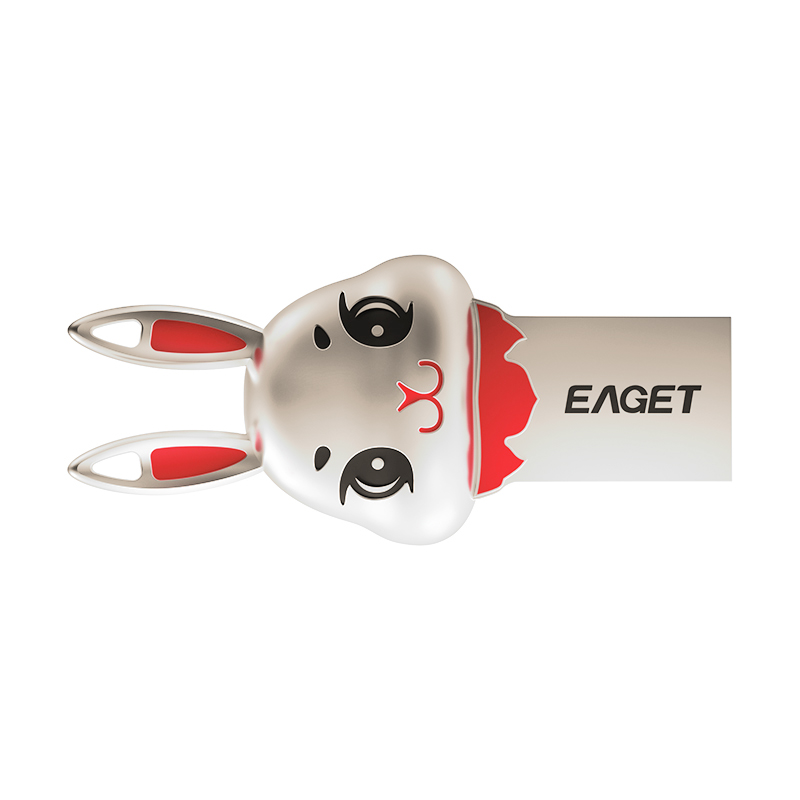 忆捷（EAGET）U87-128G USB3.2 U盘  生肖兔2023兔爷儿优盘（个）
