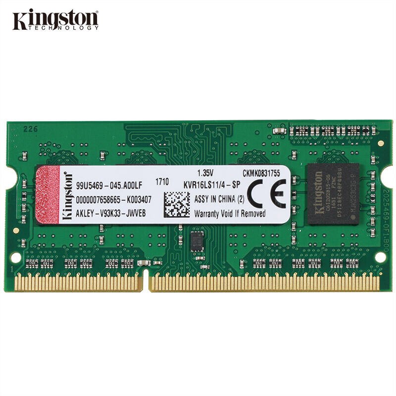 金士顿DDR3-1600低电压版笔记本4G内存条(个)