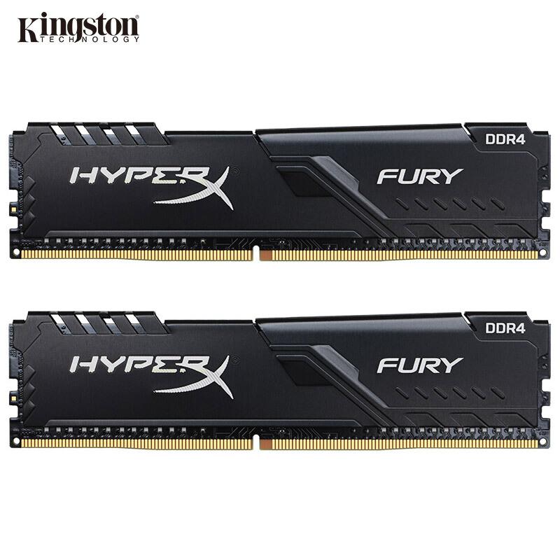 金士顿骇客神条Fury系列DDR4-3200台式机内存条16G(8G×2)(套)