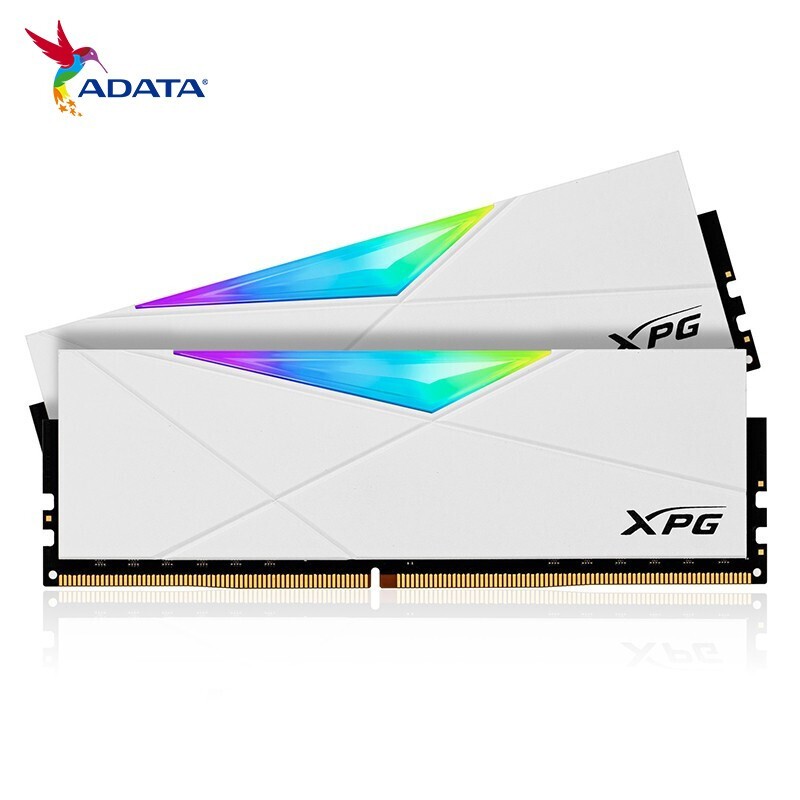 威刚XPG龙耀D50 DDR4 3200台式机内存条16G（8G*2）套装/白色（套）