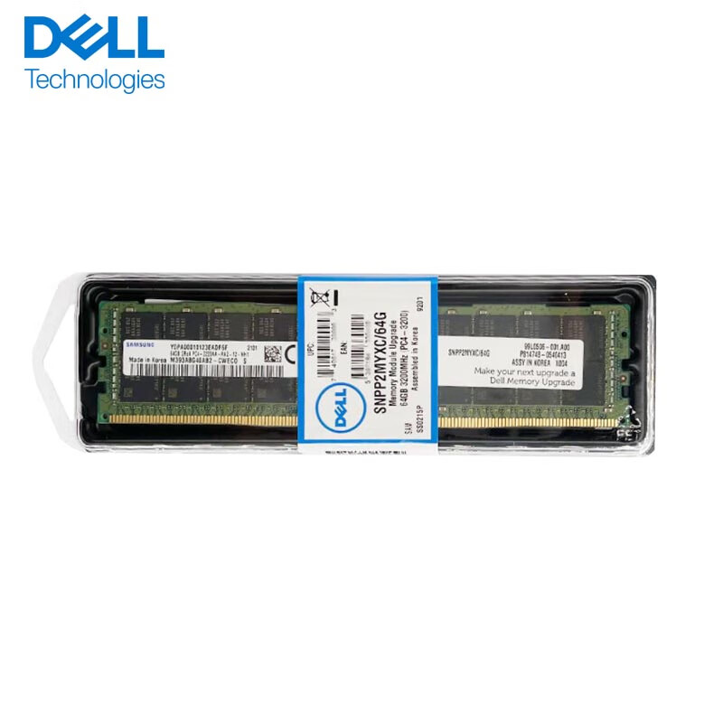 戴尔（DELL）64GB DDR4 RDIMM 3200MHz ECC服务器工作站原厂内存条(单位：条)