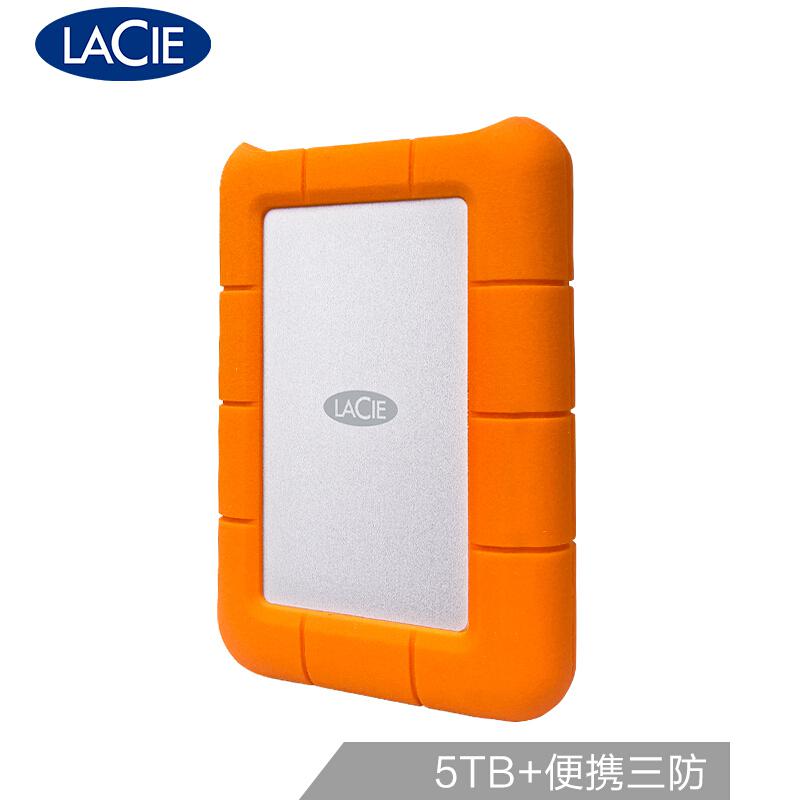 LaCie/STFR5000800移动硬盘橙色5T/Type-C(个)