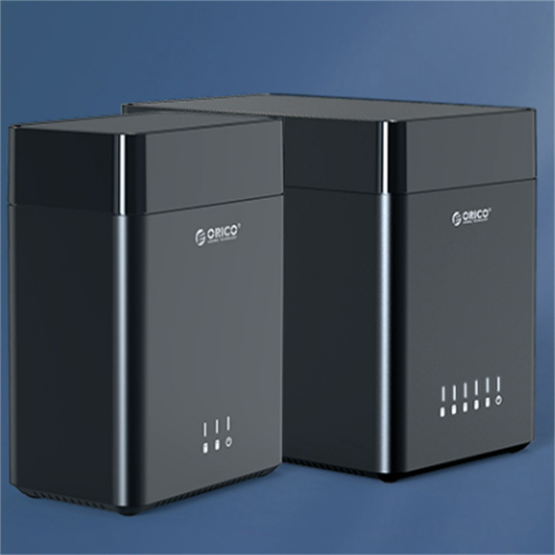 奥睿科(ORICO)硬盘柜3.5英寸多盘位外置硬盘盒SATA串口台式机硬盘存储柜 磁吸免工具双盘位USB3.0 DS200U3（单位：个）