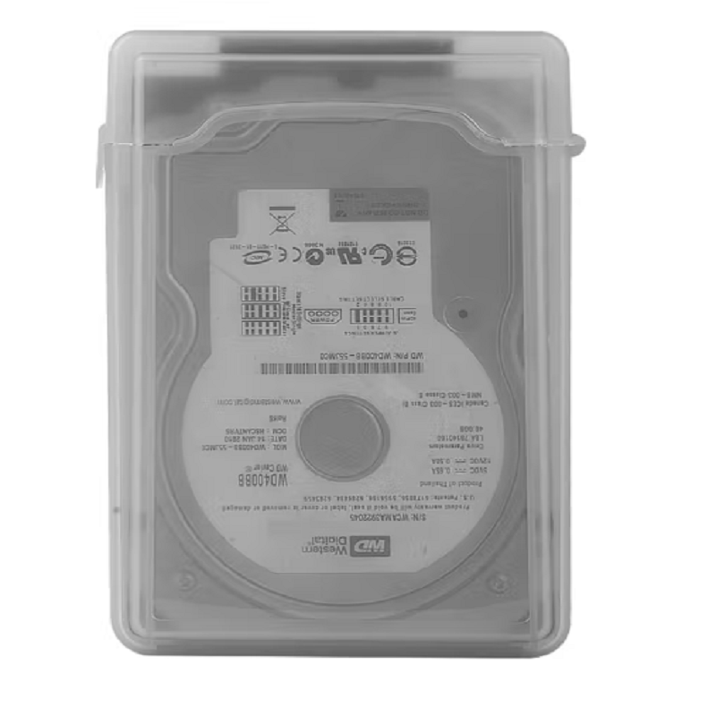 雷克沙（Lexar）3.5英寸硬盘收纳塑料盒灰色（单位：个）