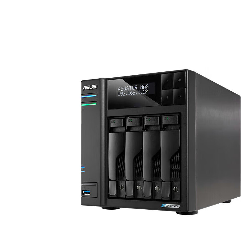 华硕AS6704T 4盘位四核心处理器NAS网络存储/私有云存储服务器（台）
