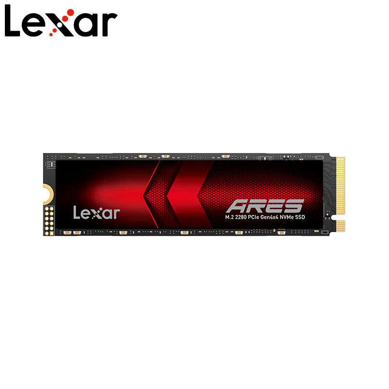雷克沙LNM790X004T ARES 战神系列 固态硬盘4TB M.2接口(NVMe协议) PCIe 4.0x4 读速7400MB/s（个）