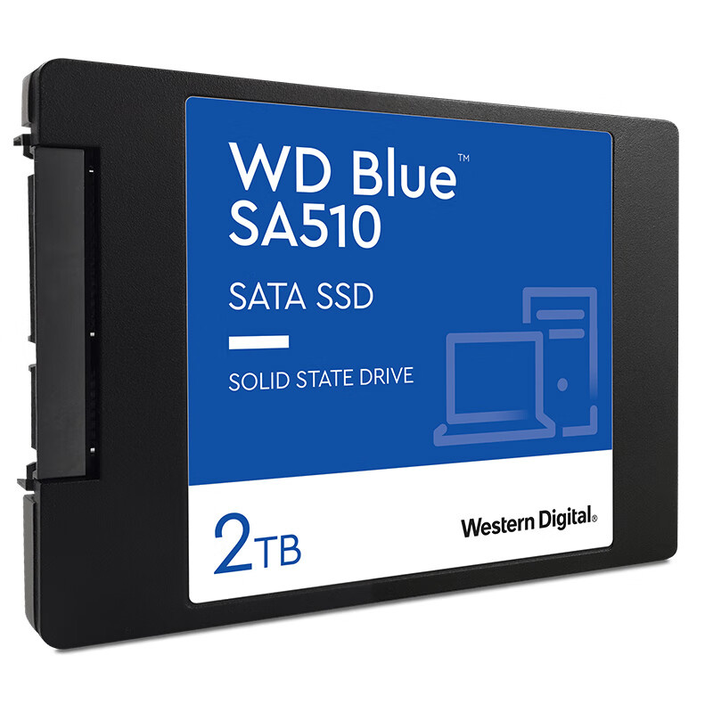 西部数据SA510蓝盘系列WDS200T3B0A固态硬盘2T/SATA3.0(个）