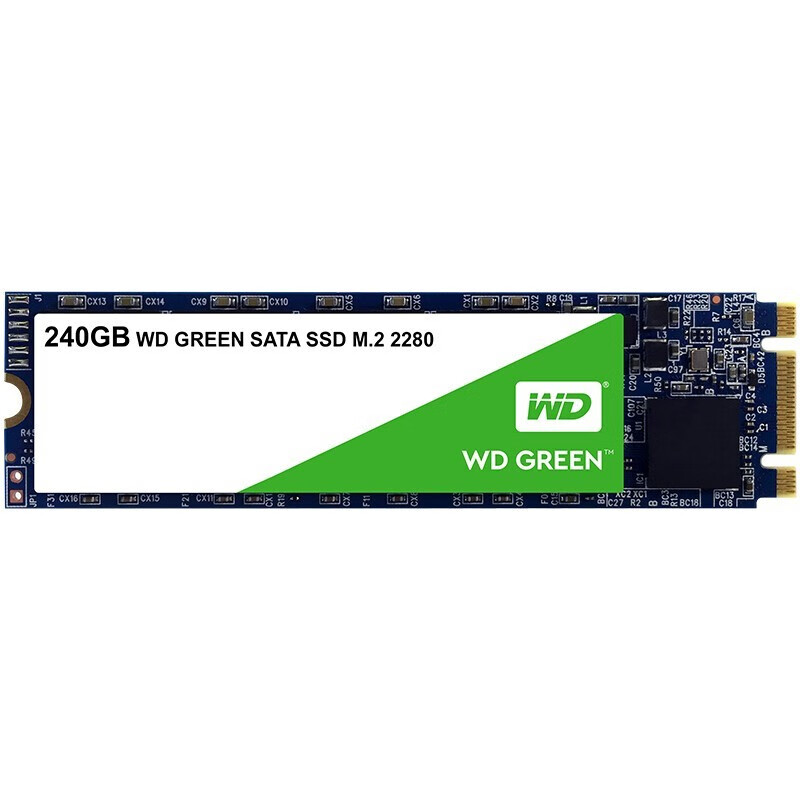 西部数据（WD）WDS240G3G0B 绿盘Green m.2固态硬盘SSD sata协议(单位：个)