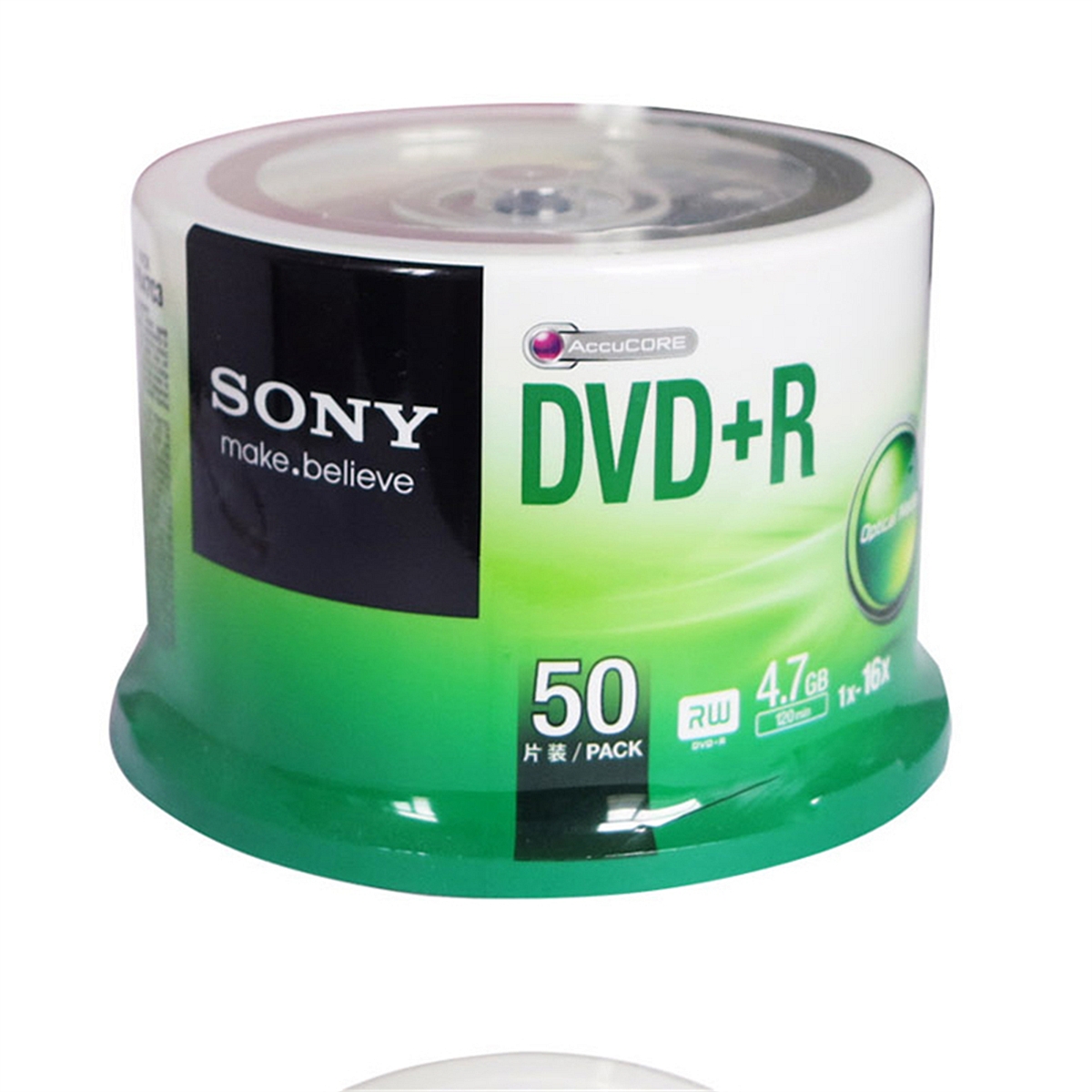 索尼DVD+R刻录光盘50片/盒(盒)