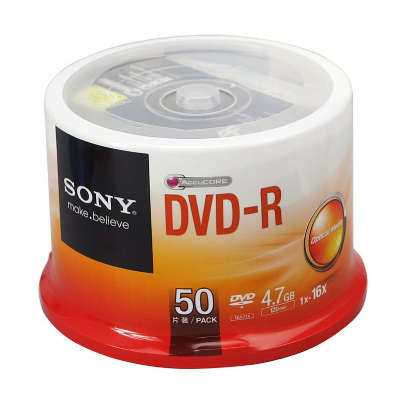 索尼DVD-R光盘50片/盒(盒)