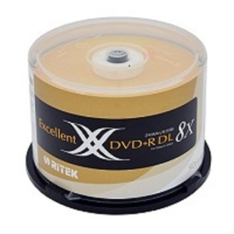 铼德DVD+RX系列8速8.5G50片桶装刻录盘(桶)