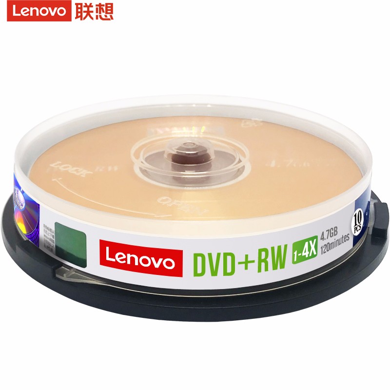 联想（Lenovo）DVD+RW 空白光盘/刻录盘 1-4速4.7GB（盒）