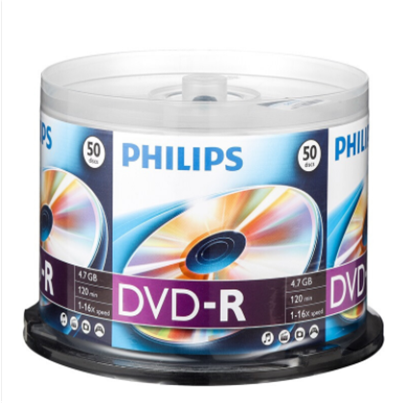 飞利浦4.7G DVD-R 16X DVD刻录机/刻录盘（单位：盒）