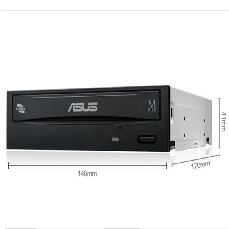 华硕DRW－24D5MT台式机光驱黑光盘刻录机蓝光光驱带刻录24倍速SATA接口内置DVD(个)