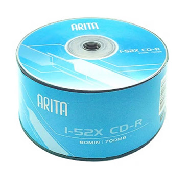 铼德时尚系列 CD-R 52速700M 空白光盘/光碟/刻录盘 塑封装50片（盒）