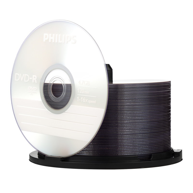 飞利浦（PHILIPS）50片盒  DVD-R空白光盘/刻录盘（单位：盒）