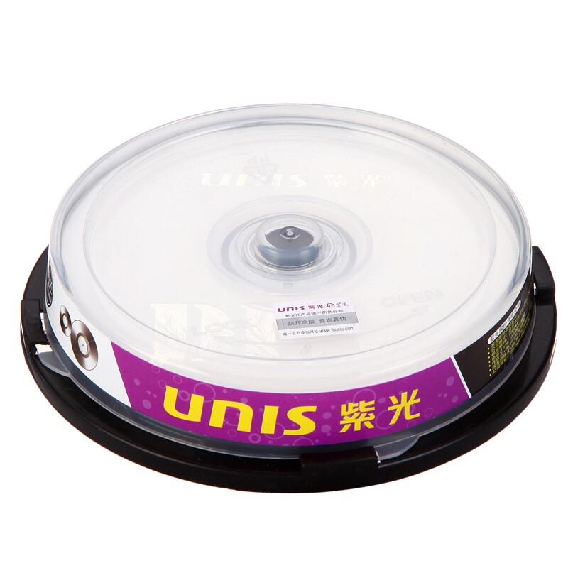 紫光（UNIS）DVD+R DL光盘/刻录盘 8速8.5G单面双层空白光盘（张）