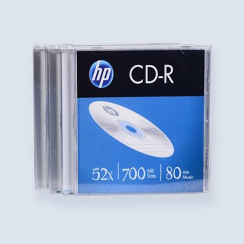 惠普（HP） CD-R 光盘 刻录盘52速700MB 盒装10片（盒）