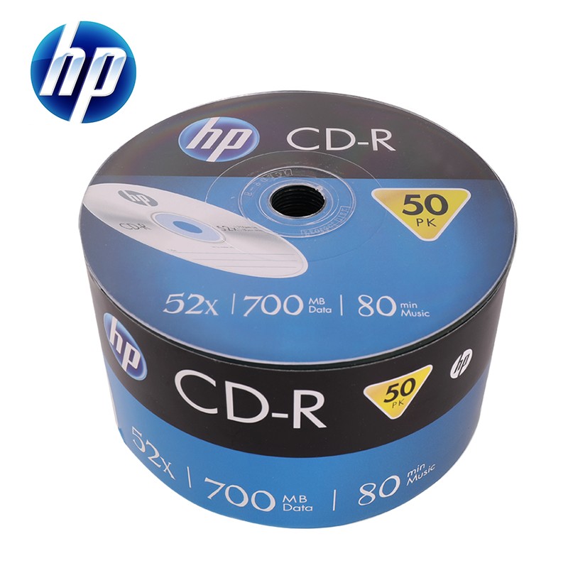 惠普CD-R700MB 光盘52速光盘50片装（桶）