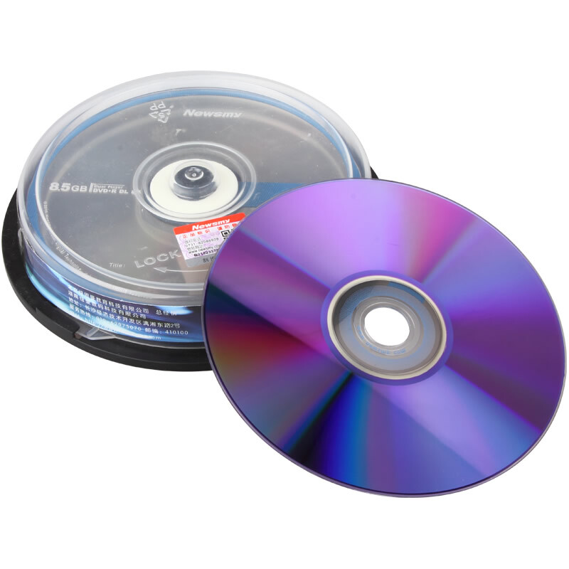 铼德DVD+R/DL/8速8.5G台产单面双层光盘刻录盘50片/桶(桶)