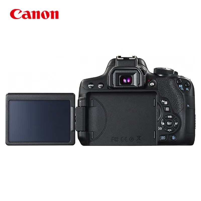 佳能（Canon） EOS750D 单反相机入门级 学生初学者 照相机 750D高清摄像 佳能750D+18-55标准镜头套机 官方标配（送32g卡）（个）
