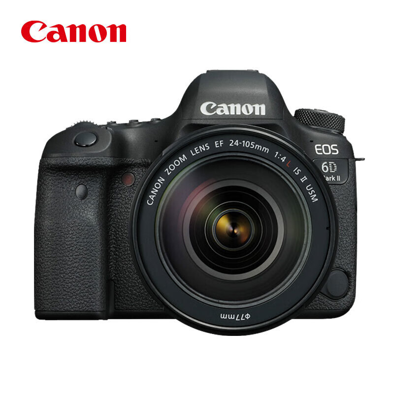 佳能（Canon）EOS 6D Mark II 6D2全画幅专业单反相机 L级24-105标准镜头套装（约2620万像素/4K延时视频短片）（套）
