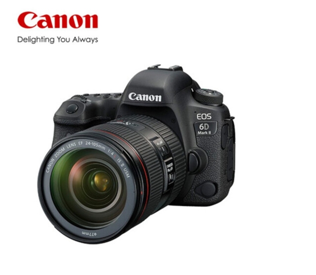 佳能（Canon）EOS 6D Mark II 6D2全画幅数码单反照相机(含256G卡+包+滤镜) 24-105mm镜头套装(单位：套)