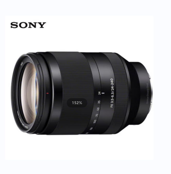 索尼（SONY）FE 24-240mm F3.5-6.3 OSS大变焦微单镜头 80.5x118.5mm（个）