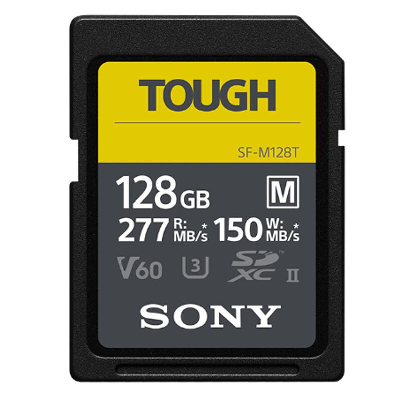 索尼 SONY SF-M128T SD卡 128G 高速读取277MB UHS-II 相机存储卡（个）