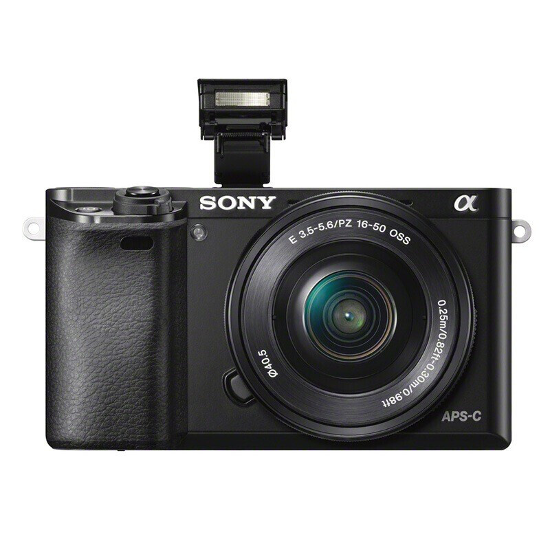 索尼（SONY）ILCE-A6000L黑色Alpha6000入门微单数码相机 （走天涯 配16-50(拆机)+55-210+电池 标配+原装 64G高速卡）（套）