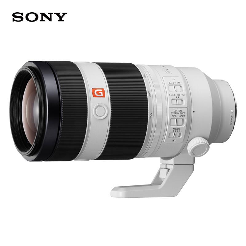 索尼(SONY) FE 100-400mm F4.5-5.6 GM OSS 全画幅超远摄变焦镜头 (计价单位：个) 黑+白
