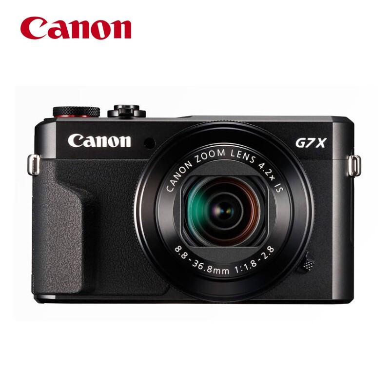 佳能(Canon) PowerShot G7 X Mark II G7X2  Vlog拍摄 高清视频录制 相机 (计价单位：台) 黑色