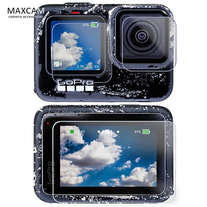 MAXCAM适用GoPro hero 10 9 8black钢化膜6张每套(套)