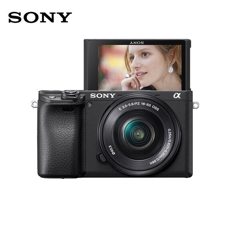 索尼Alpha 6400 APS-C画幅微单数码相机（套）黑色（SELP1650镜头 ILCE-6400L/A6400L/α6400）