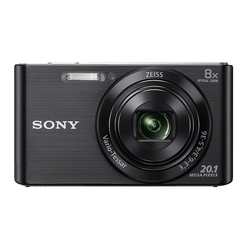 索尼DSC-W830数码相机+128G卡+原装备电+包+读卡器 黑色（套）
