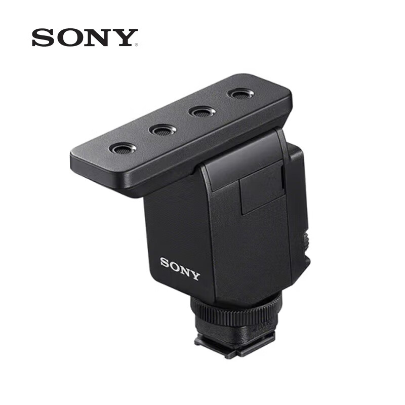 索尼（SONY） ECM-B10专业数字音频麦克风话筒 A7M4 A7S3 ZVE10微单相机收音 枪型麦克风（个）