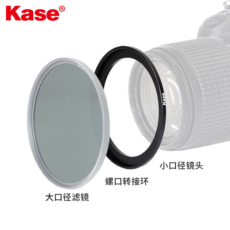 卡色（Kase）72mm镜头转接77mm滤镜螺纹转接环（个）