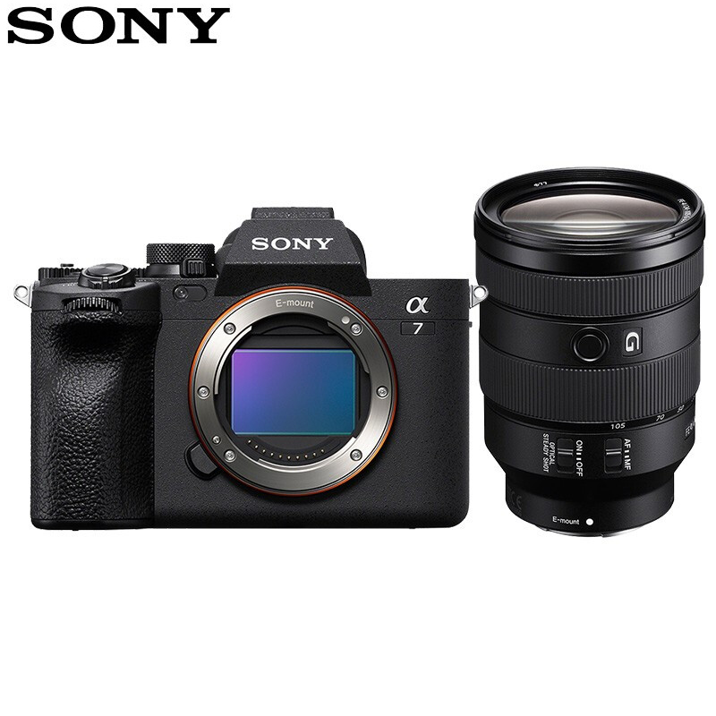 索尼A7M4微单相机+FE 24-105mm F4 G镜头+SF-E128G存储卡+原装电池+相机包+座充+UV镜+读卡器（套）