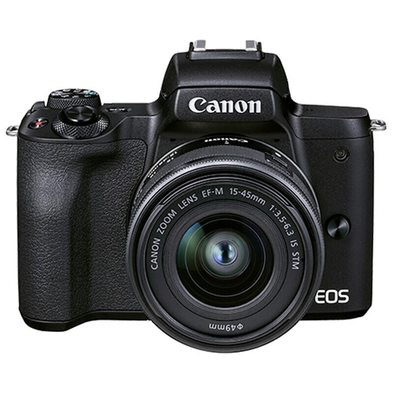 佳能 EOS M50 Mark II（15-45mm）微单相机 带2块电池及2张128G内存卡 (套)